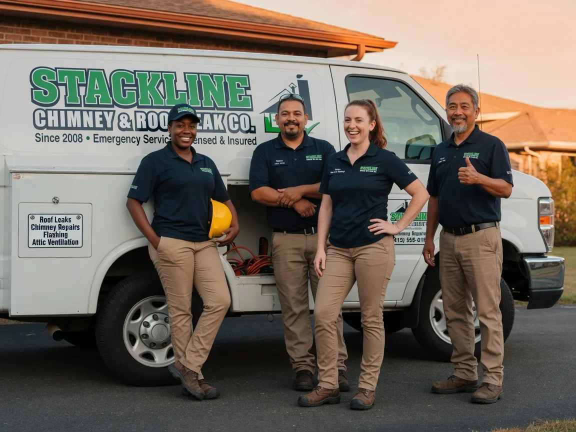 Chimney flashing repair company in Walnut, KS
